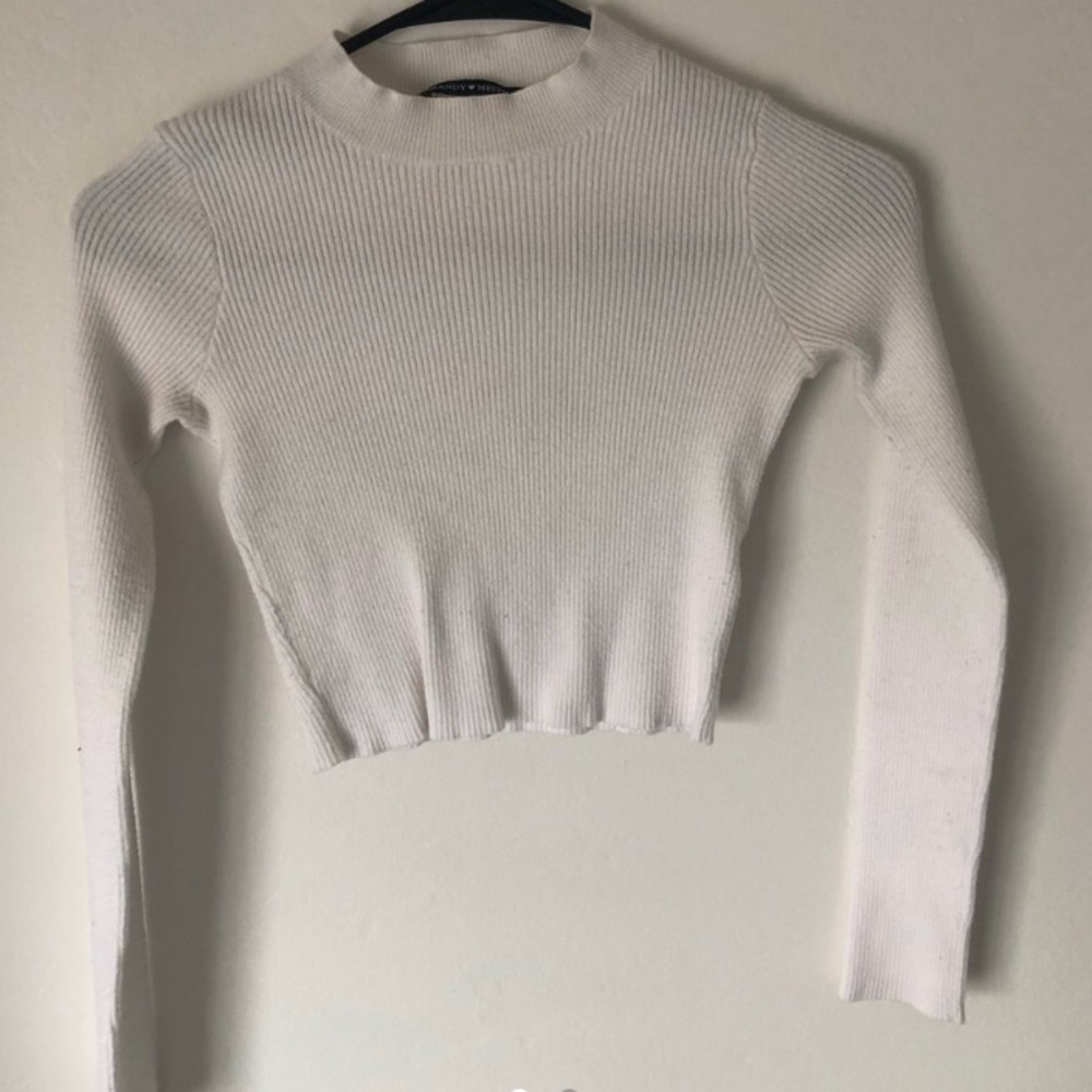 Brandy Melville crop top ling sleeve